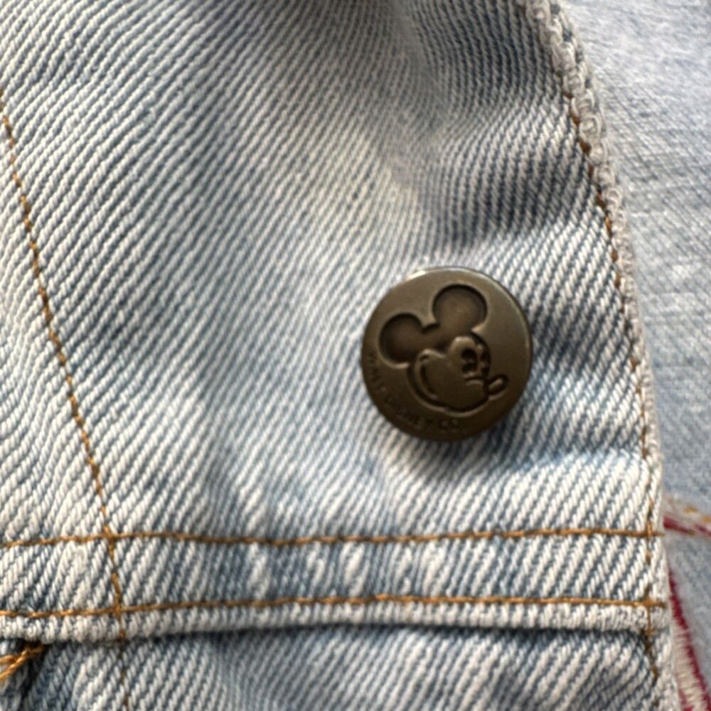 Vintage Mickey & Co Embroidered Disney Denim Jacket - Picture 3 of 4